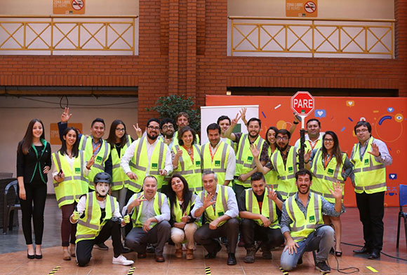 La ACHS y canal 13 realizaron jornada sobre la prevención de accidentes en la vía pública