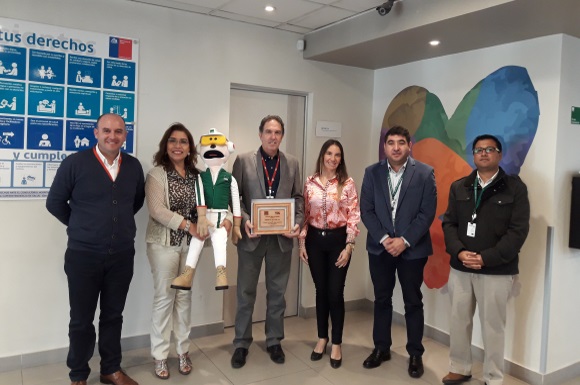 Tucapel recibe reconocimiento por su compromiso con la gestión preventiva