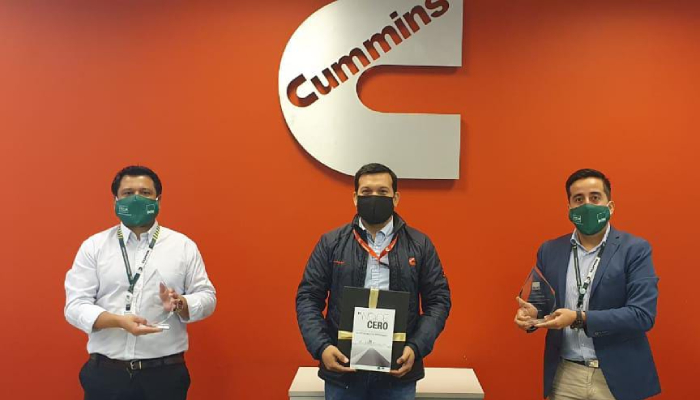 Distribuidora Cummins Chile S.A recibe reconocimiento por su Gestión Preventiva