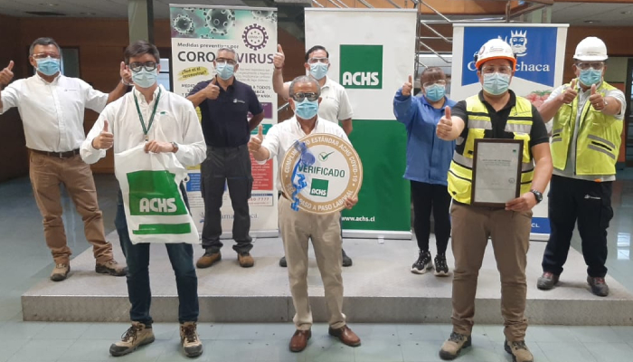 La Asociación Chilena de Seguridad otorga Sello COVID-19 ACHS a Compañía Pesquera Camanchaca