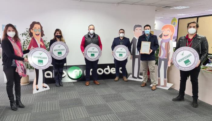 La ACHS entrega Sello COVID-19 a AFP Modelo en reconocimiento de su compromiso con el cuidado de sus trabajadores