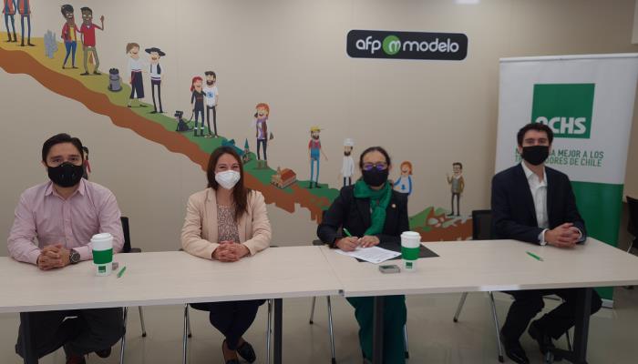 AFP Modelo y la Asociación Chilena de Seguridad firman Acuerdo de Colaboración