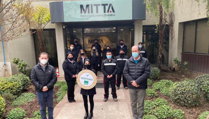 MITTA Rent a Car y Leasing Operativo obtiene certificación Sello COVID-19 ACHS