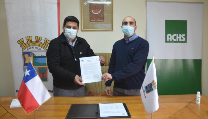 La ACHS y Municipalidad de Paine firman acuerdo de colaboración