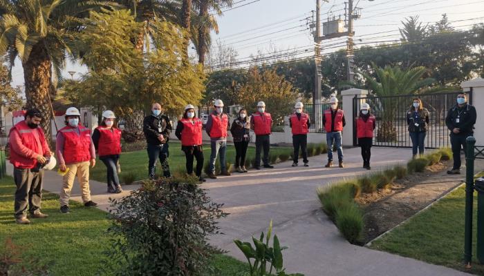 Municipalidad de Paine y la ACHS realizan caminata de seguridad