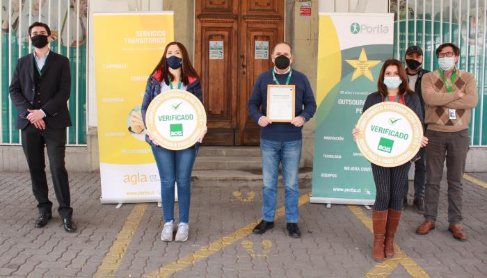 La ACHS entrega certificación de Sello COVID-19 a Portia y Agla