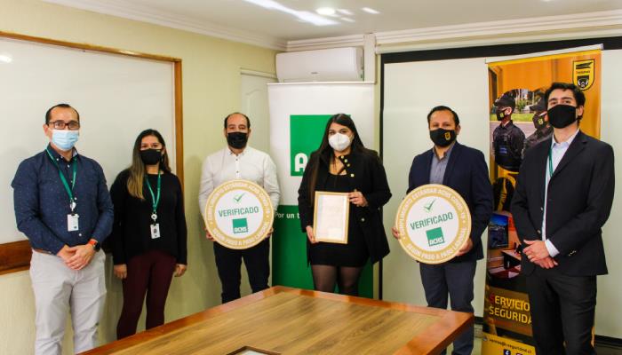 Servicios y Seguridad Ltda. recibe reconocimiento de Sello COVID-19 ACHS y firma Acuerdo Colaboración para 2021
