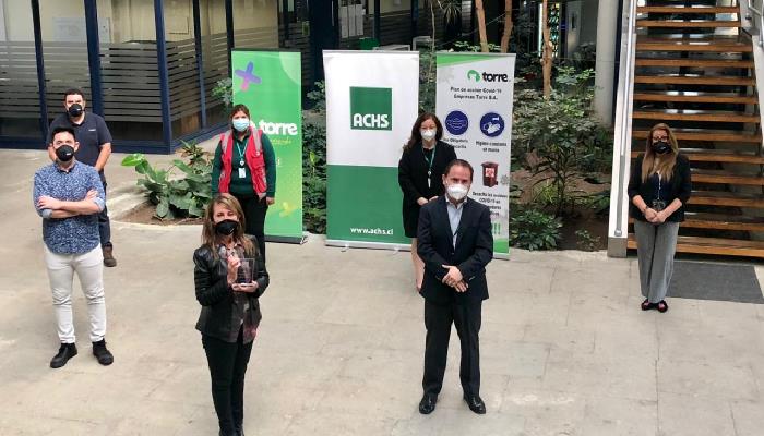 La ACHS reconoce a Empresas Torre por su compromiso con la seguridad de sus trabajadores