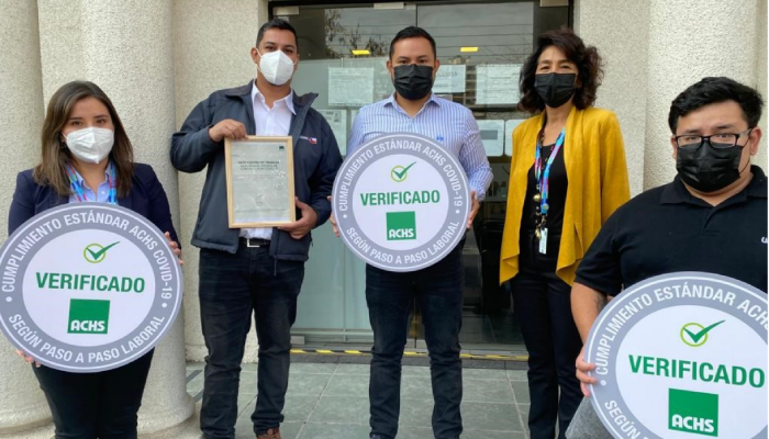 La ACHS entregó la certificación Sello COVID-19 a Liderman