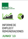 Informe de Empleo y Remuneraciones ACHS Junio 2013